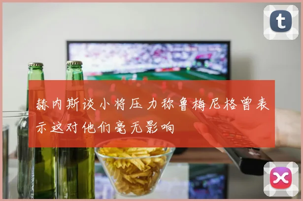 赫内斯谈小将压力称鲁梅尼格曾表示这对他们毫无影响